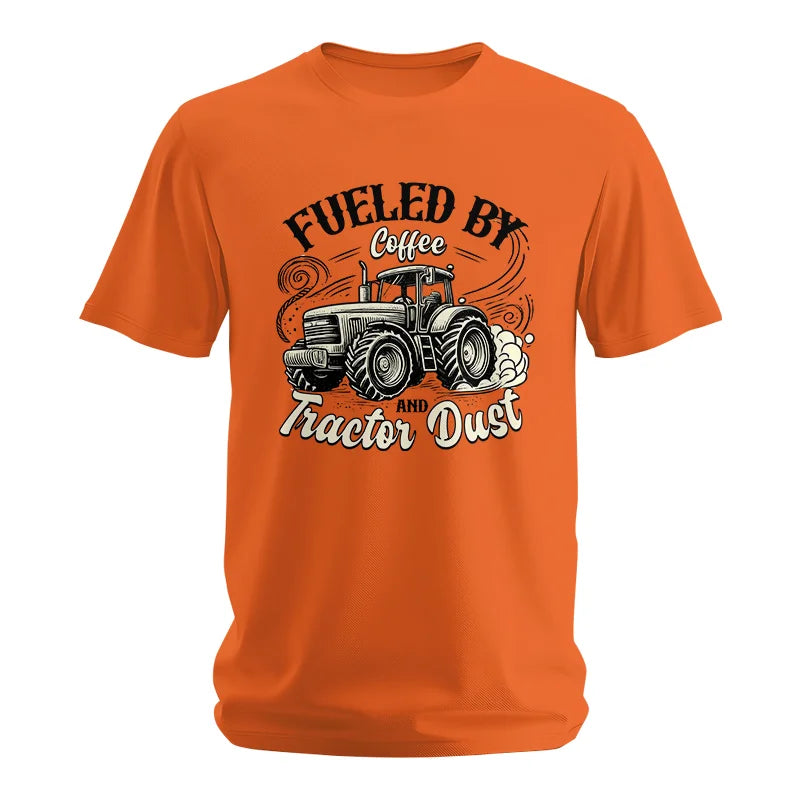 Image of Fueled By Coffee And Tractor Dust 2 - Unisex Softstyle T-Shirt