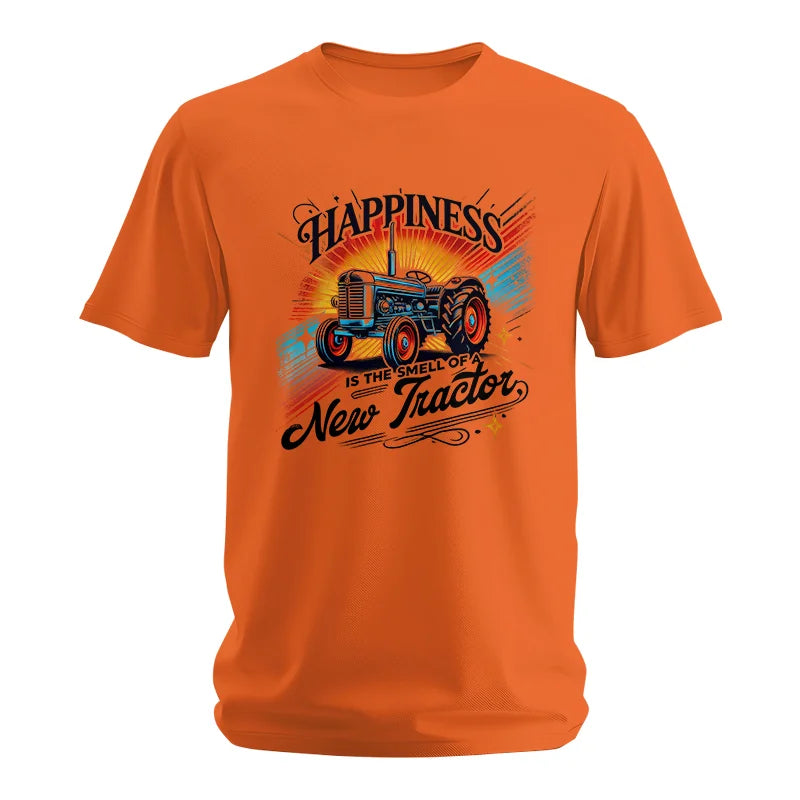 Happiness Is The Smell Of A New Tractor - Unisex Softstyle T-Shirt