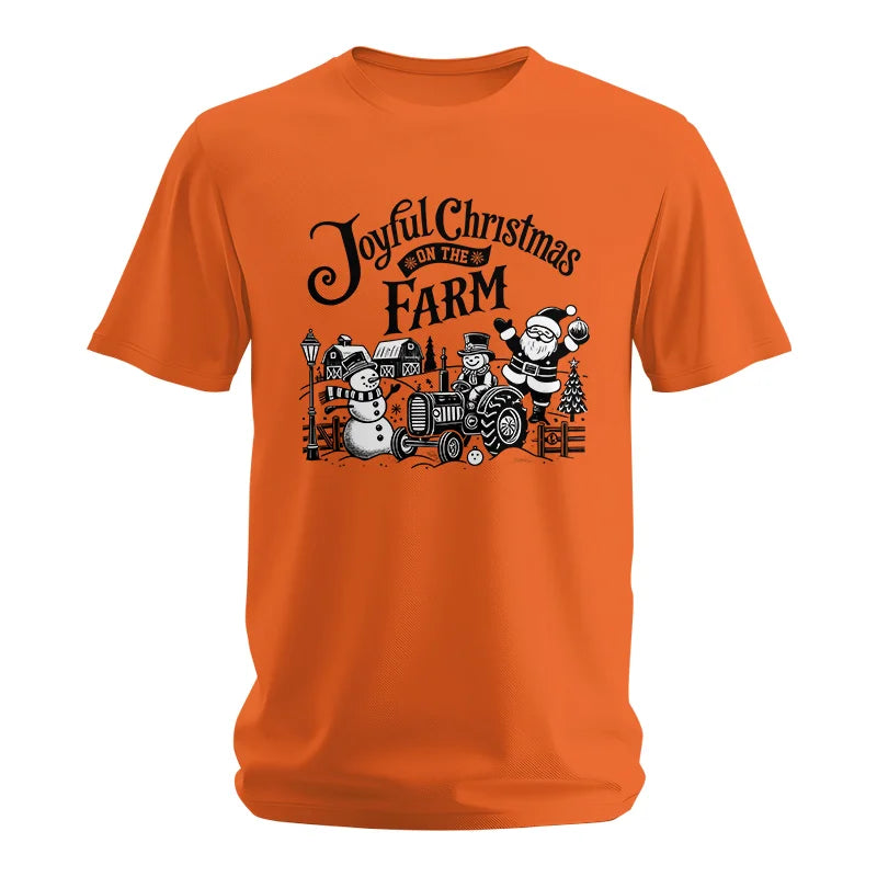 Image of Joyful Christmas On The Farm 1 - Unisex Softstyle T-Shirt