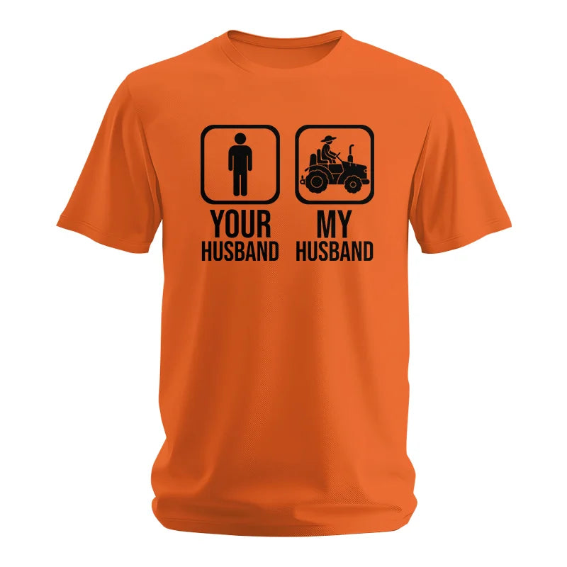 My Husband Is Cooler Than Yours Funny Farm Tractor 2 - Unisex Softstyle T-Shirt