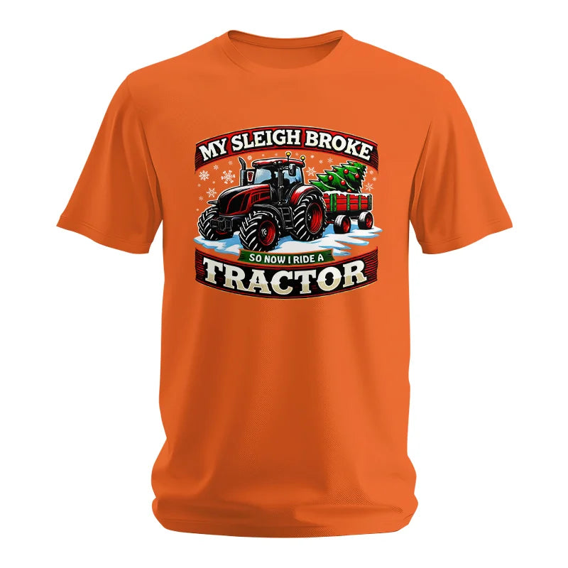 Image of My Sleigh Broke So Now I Ride A Tractor - Unisex Softstyle T-Shirt