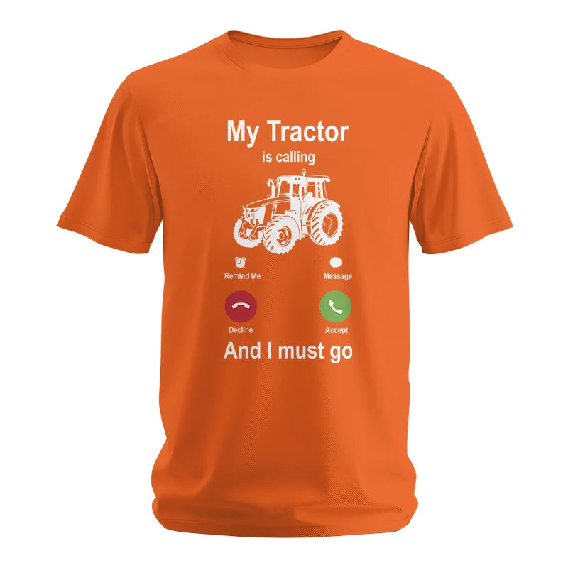 Image of My Tractor Is Calling - Unisex Softstyle T-Shirt