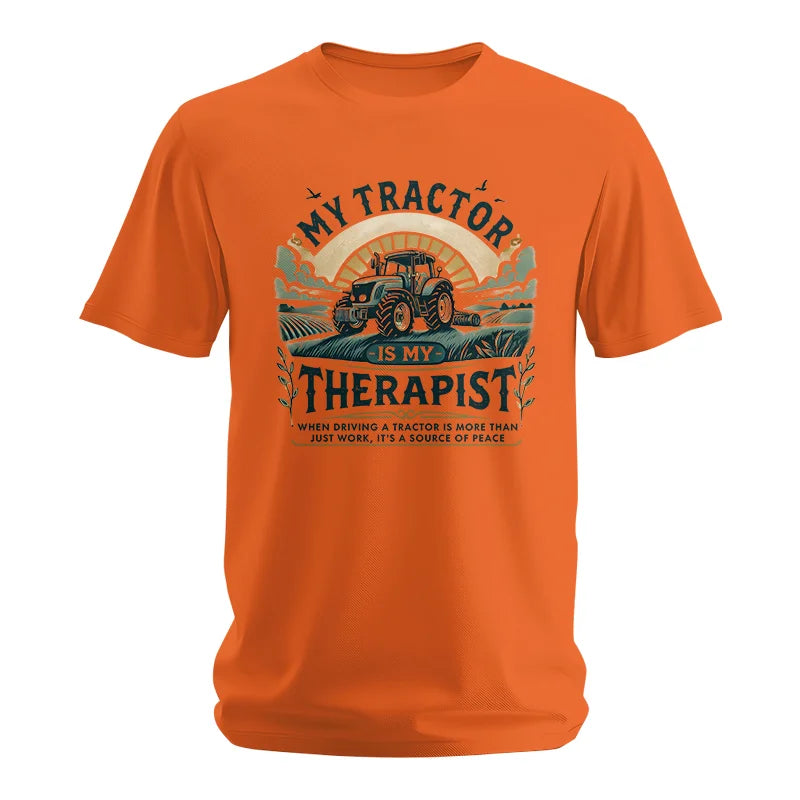 My Tractor Is My Therapist - Unisex Softstyle T-Shirt