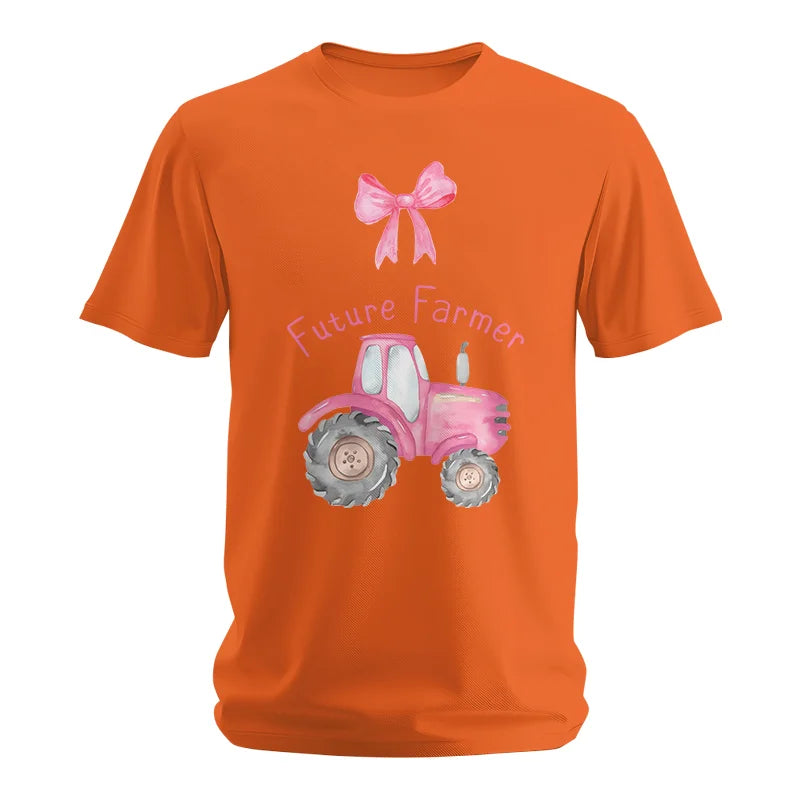 Pink Tractor For Future Farmer - Unisex Softstyle T-Shirt