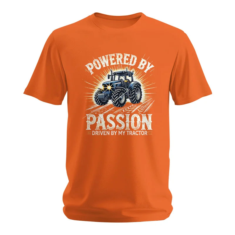 Powered By Passion Driven By My Tractor - Unisex Softstyle T-Shirt