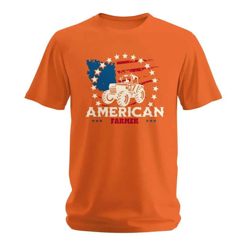 Proud To Be An American Farmer Citizen Veteran - Unisex Softstyle T-Shirt