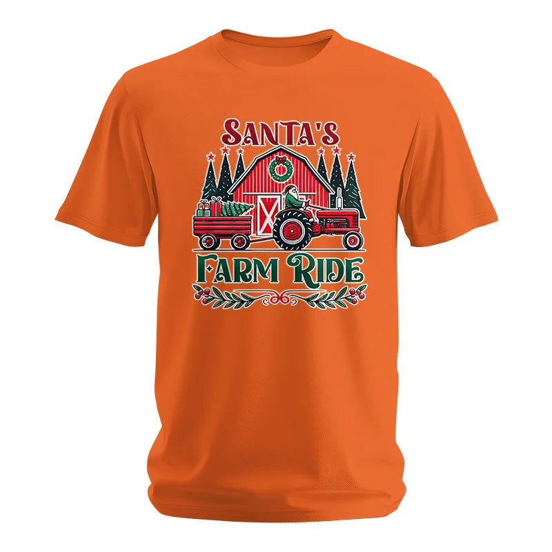 Santa's Farm Ride 1 - Unisex Softstyle T-Shirt