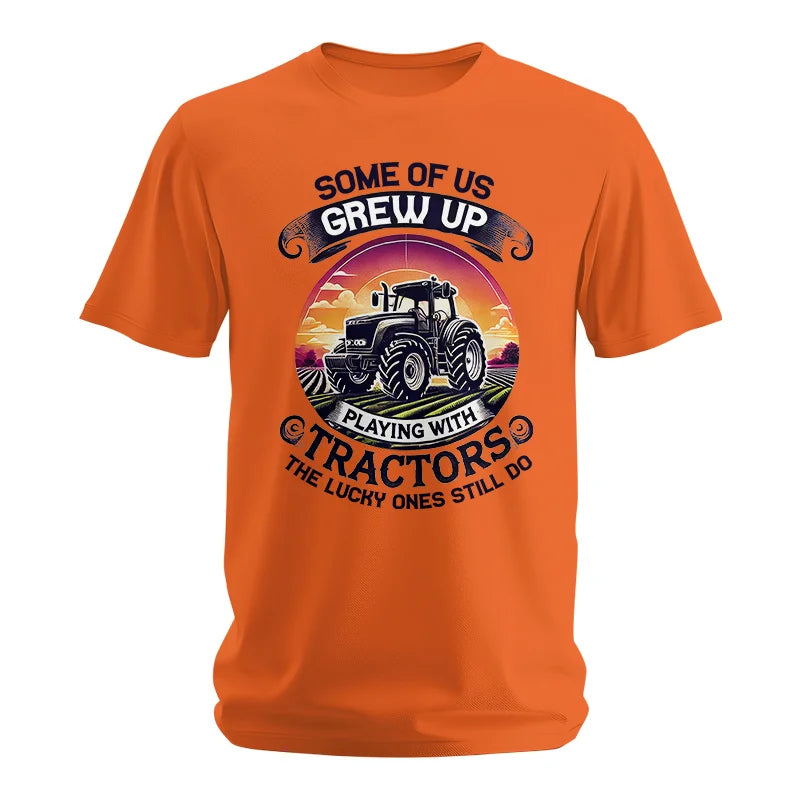 Some Of Us Grew Up Playing With Tractors 4 - Unisex Softstyle T-Shirt