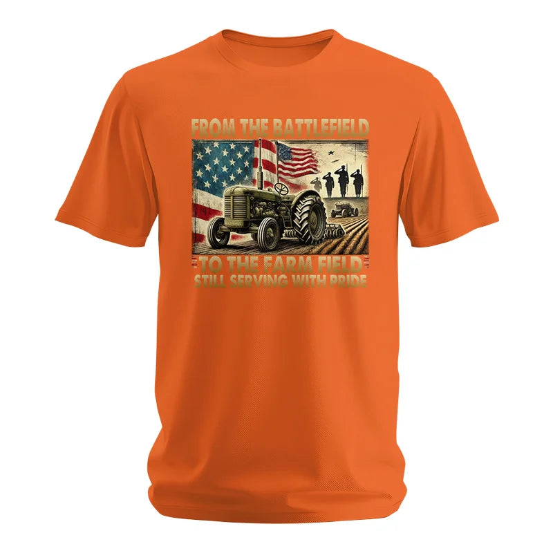 Veteran Farmer From The Battlefield To The Farm Field 1 - Unisex Softstyle T-Shirt