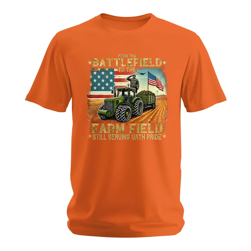 Veteran Farmer From The Battlefield To The Farm Field 2 - Unisex Softstyle T-Shirt