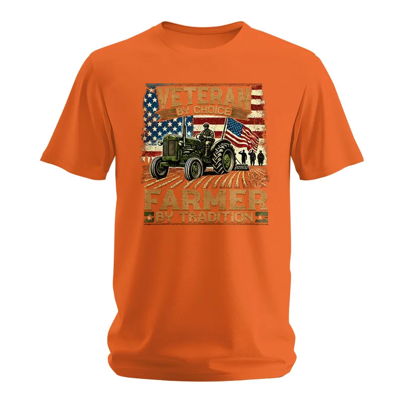 Veteran Farmer Veteran By Choice_Farmer By Tradition - Unisex Softstyle T-Shirt