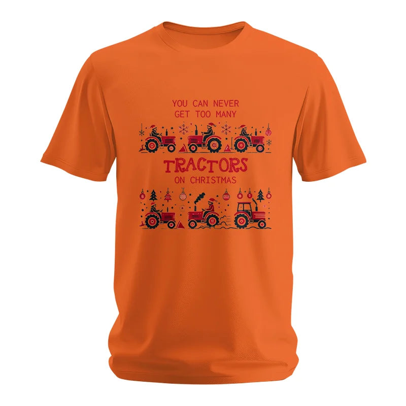 Image of You Can Never Get Too Many Tractors On Christmas 2 - Unisex Softstyle T-Shirt