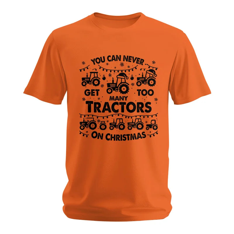 Image of You Can Never Get Too Many Tractors On Christmas - Unisex Softstyle T-Shirt