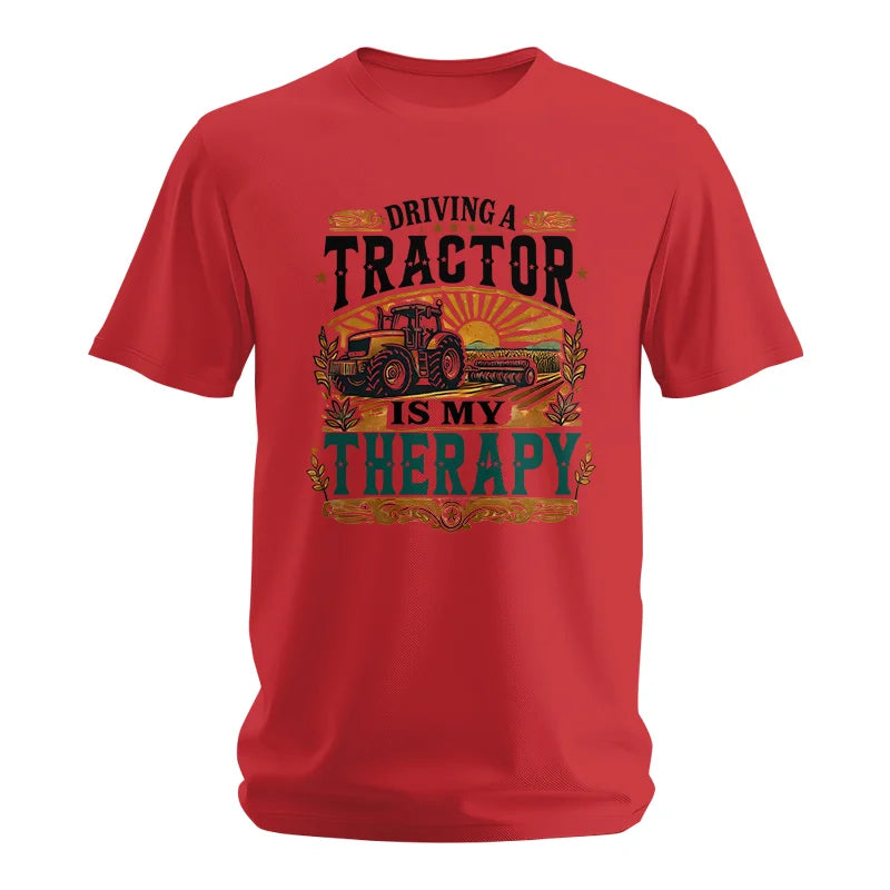 Driving A Tractor Is My Therapy - Unisex Softstyle T-Shirt