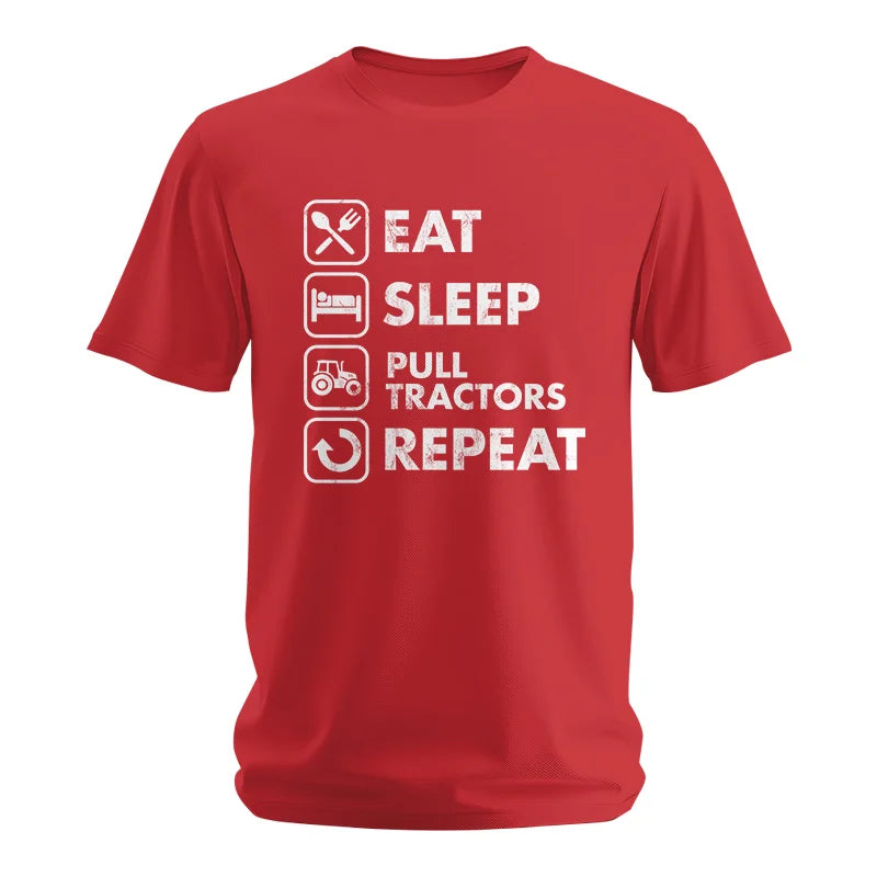 Image of Eat Sleep Pull Tractors Repeat - Unisex Softstyle T-Shirt