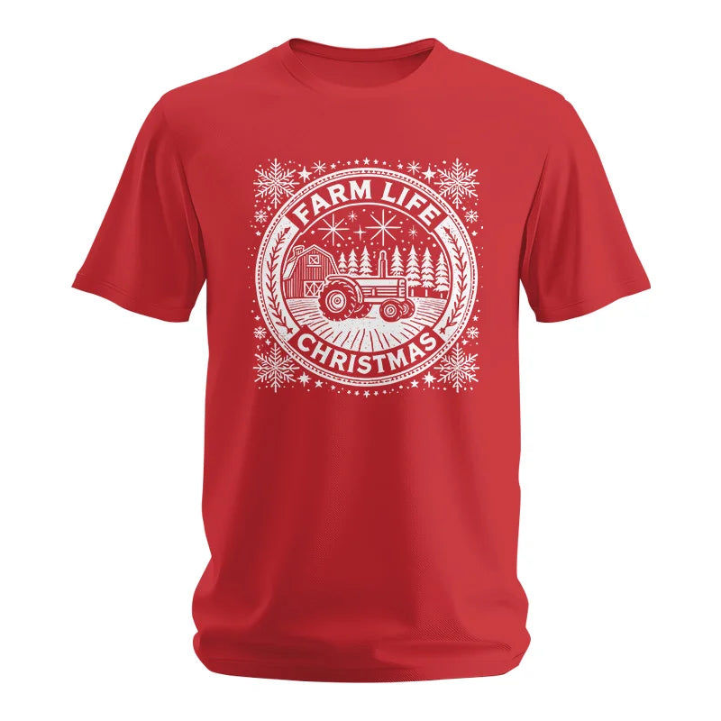 Image of Farm Life Christmas 2 - Unisex Softstyle T-Shirt