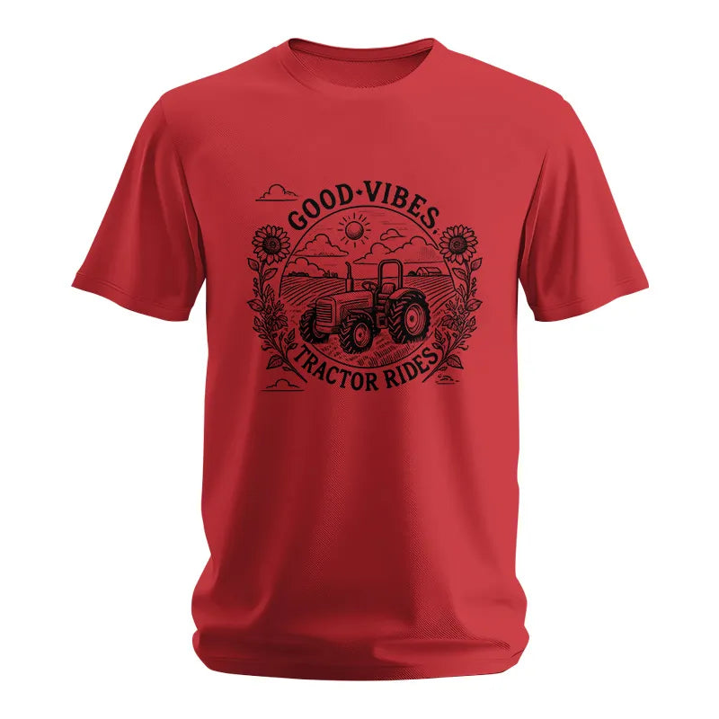 Good Vibes Tractor Rides - Unisex Softstyle T-Shirt