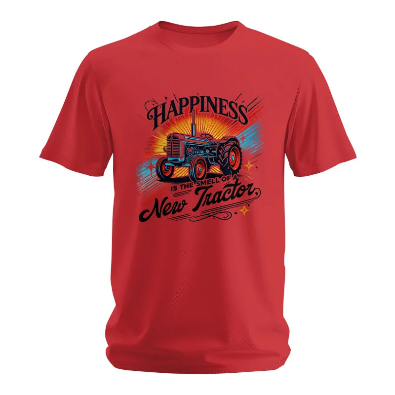 Happiness Is The Smell Of A New Tractor - Unisex Softstyle T-Shirt