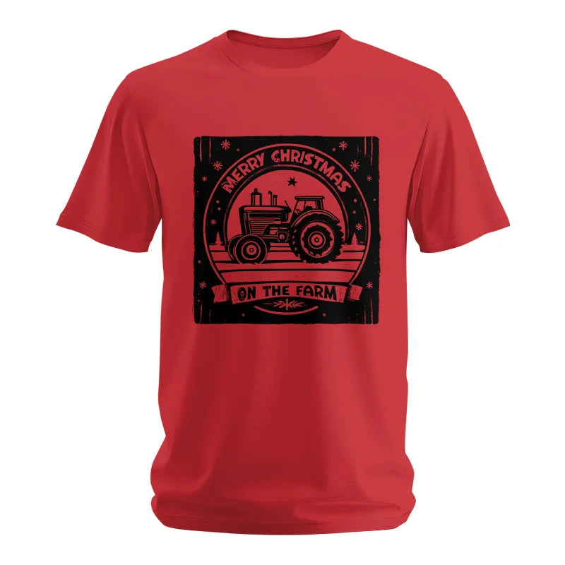 Merry Chritmas On The Farm 5 - Unisex Softstyle T-Shirt