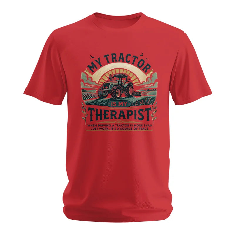 My Tractor Is My Therapist - Unisex Softstyle T-Shirt