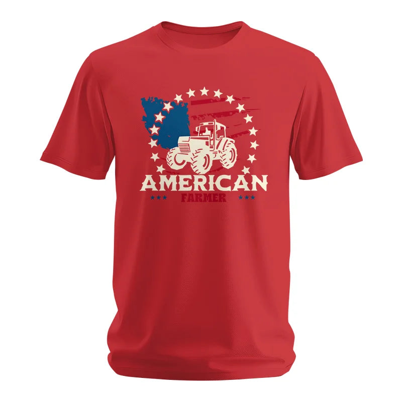 Image of Proud To Be An American Farmer Citizen Veteran - Unisex Softstyle T-Shirt