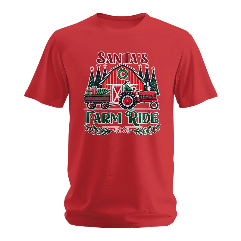 Santa's Farm Ride 1 - Unisex Softstyle T-Shirt