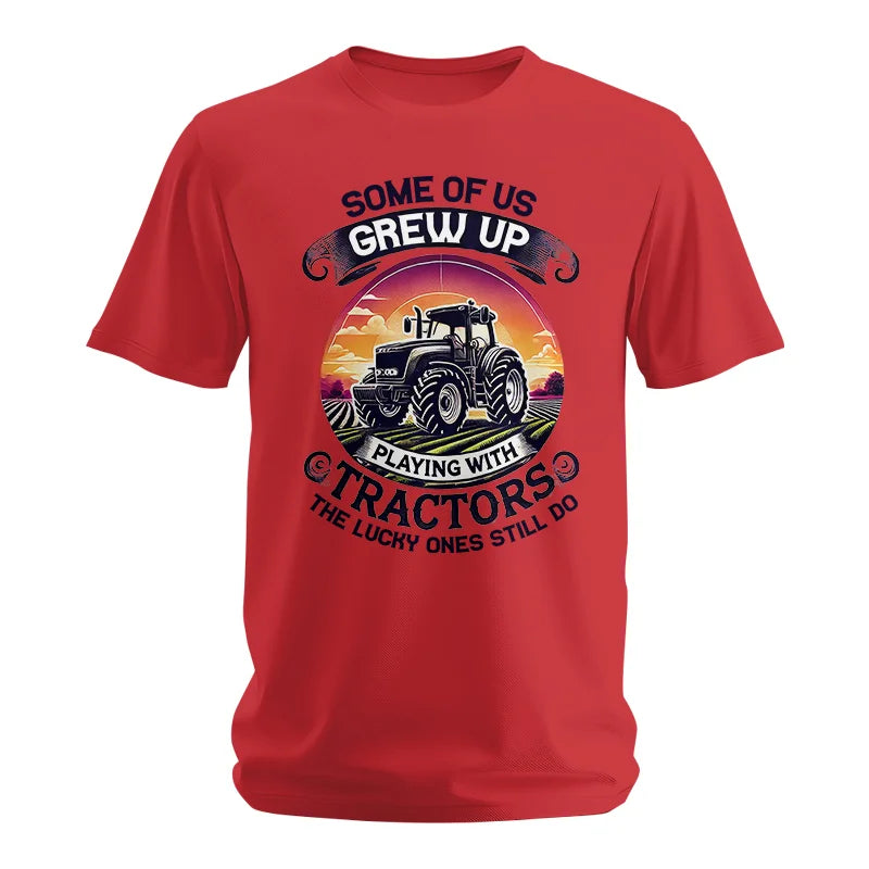 Some Of Us Grew Up Playing With Tractors 4 - Unisex Softstyle T-Shirt