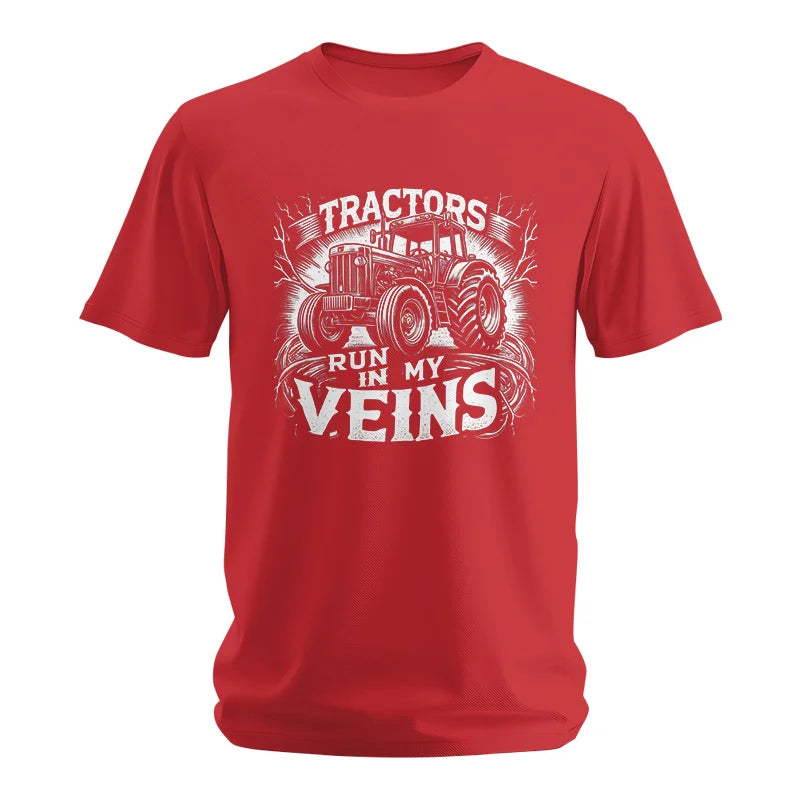 Tractors Run In My Veins - Unisex Softstyle T-Shirt