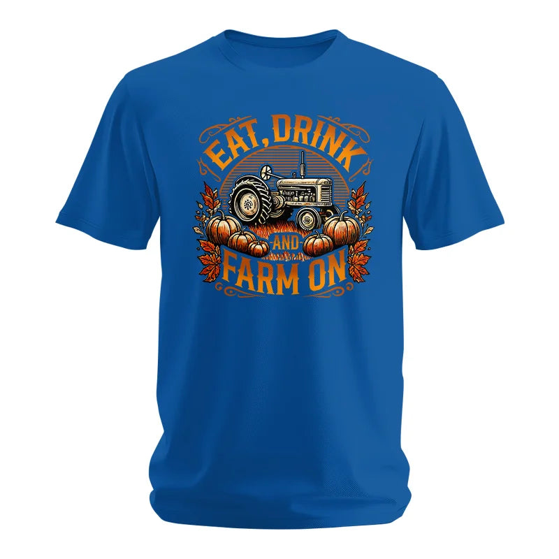 Eat Drink and Farm On 2 - Unisex Softstyle T-Shirt