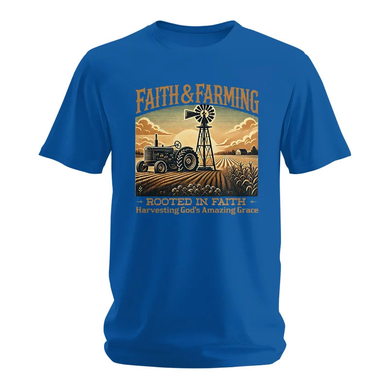 Faith And Farming 3 - Unisex Softstyle T-Shirt