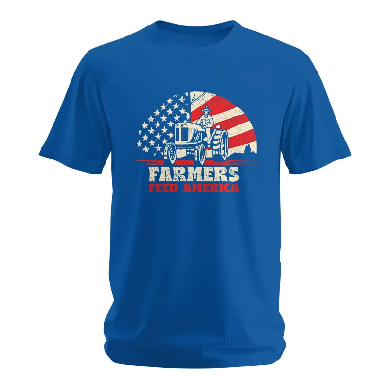 Farmers Feed America Support Farmers - Unisex Softstyle T-Shirt