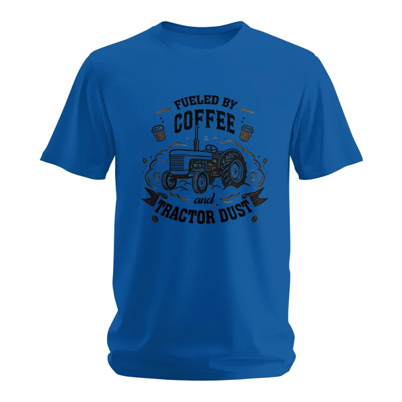 Image of Fueled By Coffee And Tractor Dust - Unisex Softstyle T-Shirt