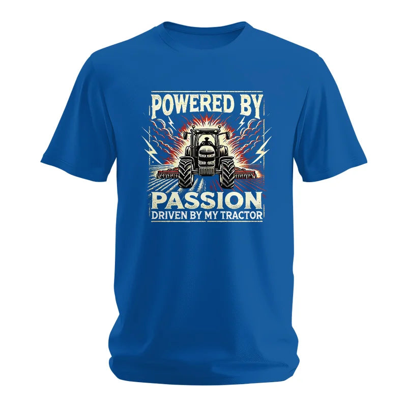 Image of Powered By Passion Driven By My Tractor 4 - Unisex Softstyle T-Shirt