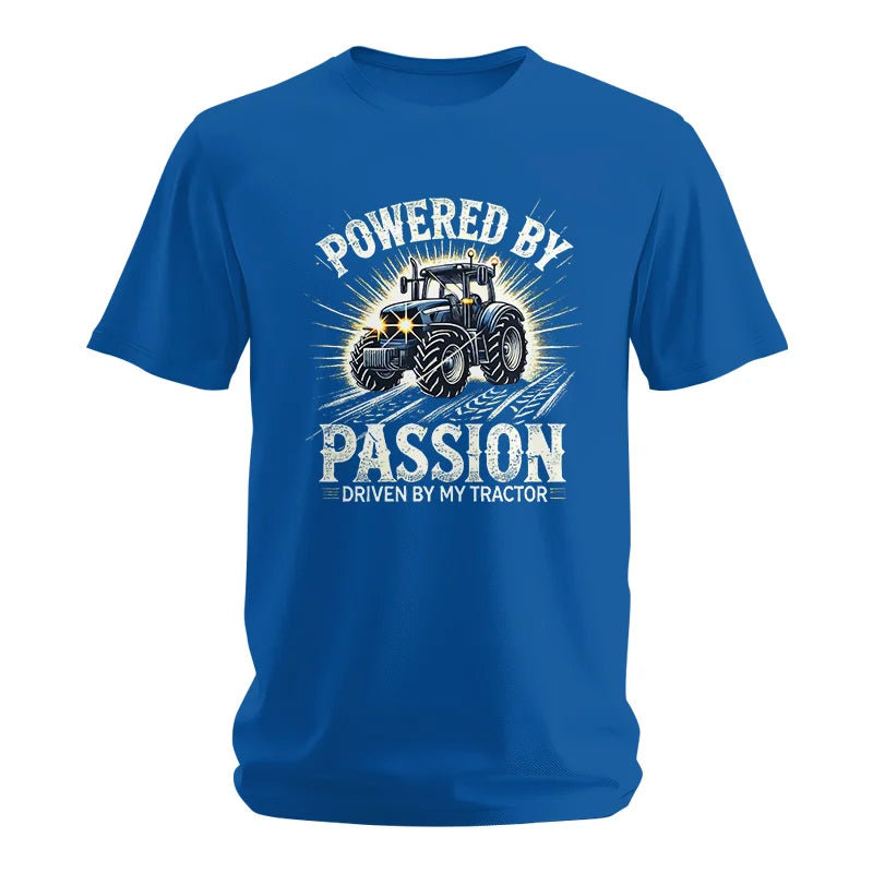 Image of Powered By Passion Driven By My Tractor - Unisex Softstyle T-Shirt