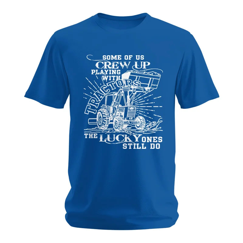 Image of Some Of Us Grew Up Playing With Tractors 1 - Unisex Softstyle T-Shirt