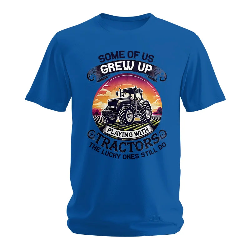 Some Of Us Grew Up Playing With Tractors 4 - Unisex Softstyle T-Shirt