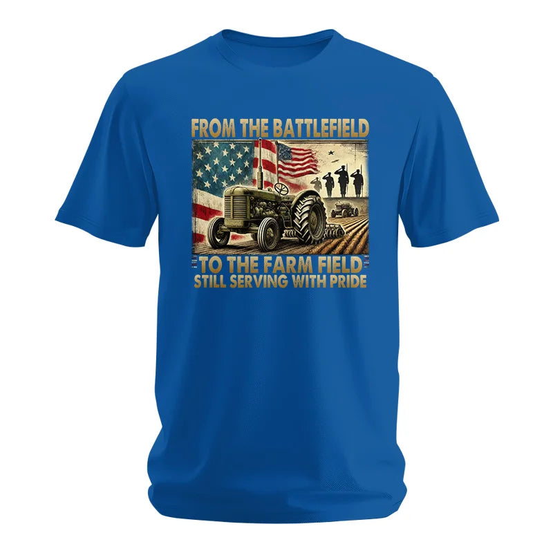 Veteran Farmer From The Battlefield To The Farm Field 1 - Unisex Softstyle T-Shirt