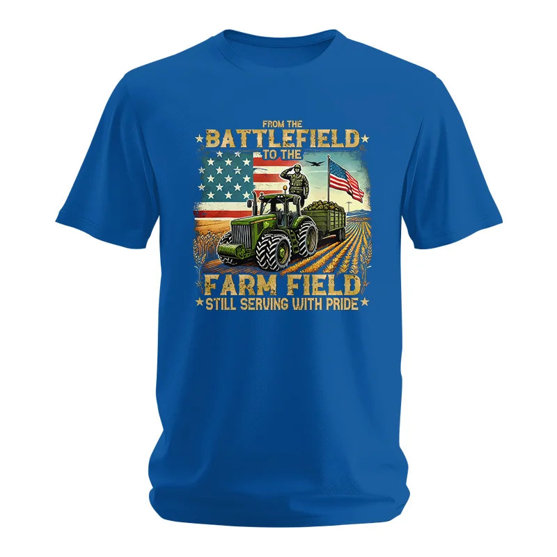 Veteran Farmer From The Battlefield To The Farm Field 2 - Unisex Softstyle T-Shirt