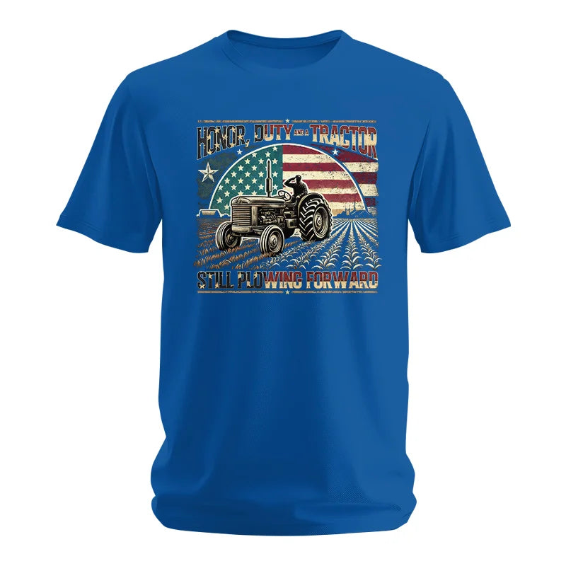 Veteran Farmer Honor Duty And A Tractor 1 - Unisex Softstyle T-Shirt