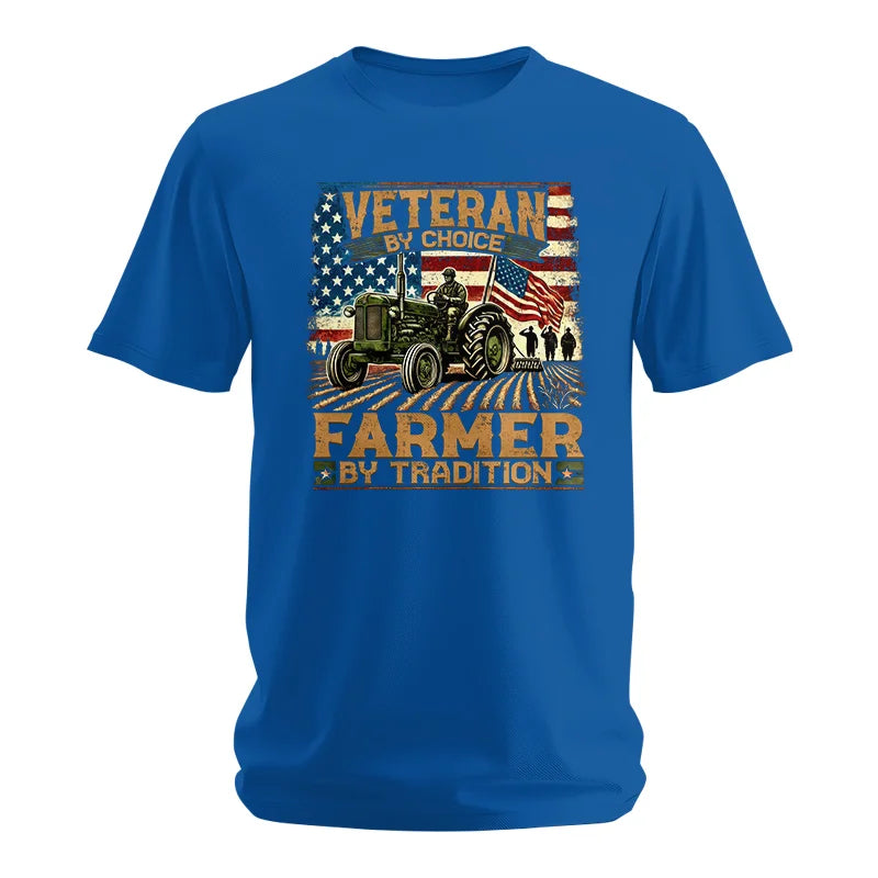 Image of Veteran Farmer Veteran By Choice_Farmer By Tradition - Unisex Softstyle T-Shirt