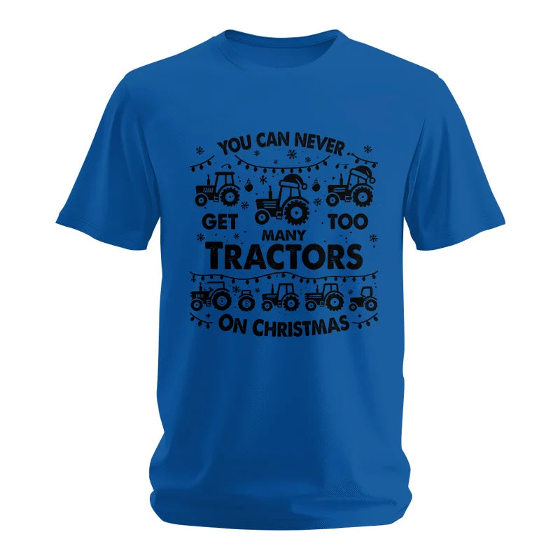 Image of You Can Never Get Too Many Tractors On Christmas - Unisex Softstyle T-Shirt