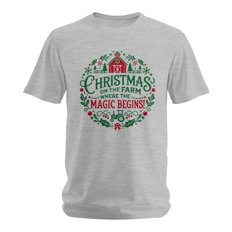 Christmas on the Farm Where the Magic Begins! 2 - Unisex Softstyle T-Shirt