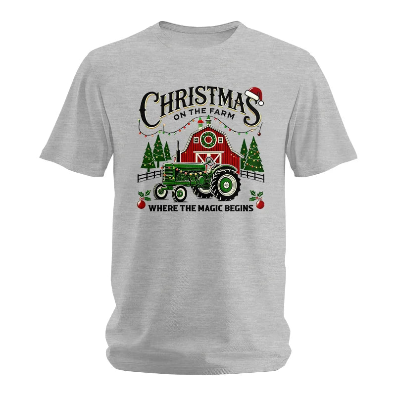 Christmas on the Farm Where the Magic Begins! 5 - Unisex Softstyle T-Shirt