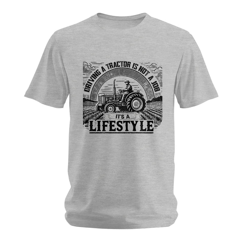 Image of Driving A Tractor Not A Job A Lifestyle - Unisex Softstyle T-Shirt