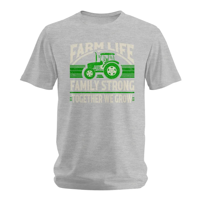 Farm life Family Strong_Together We grow - Unisex Softstyle T-Shirt