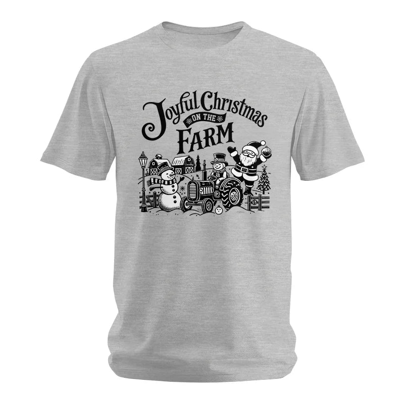 Image of Joyful Christmas On The Farm 1 - Unisex Softstyle T-Shirt