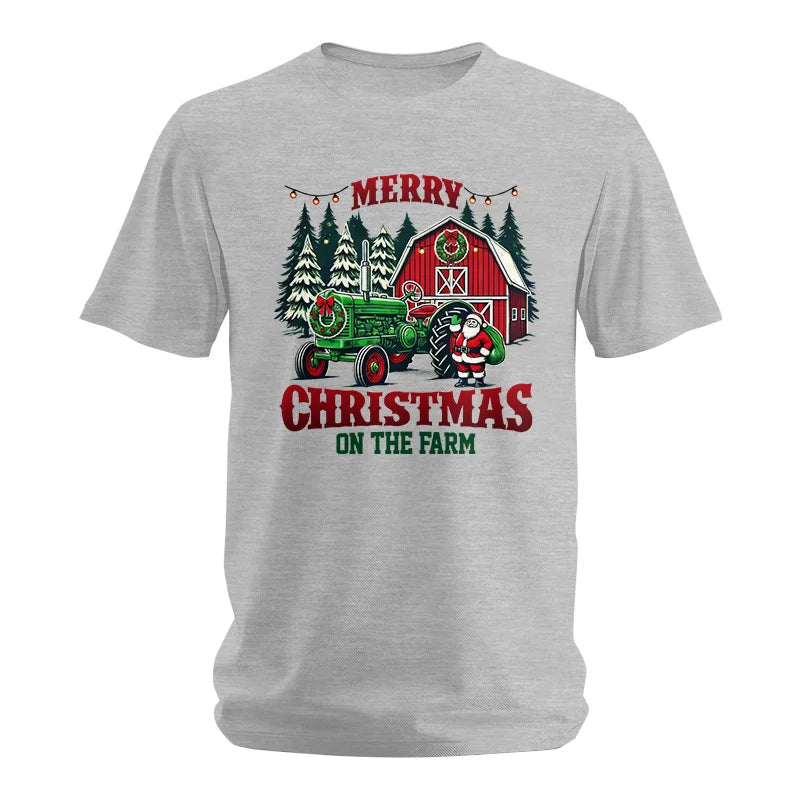 Merry Christmas On The Farm 3 - Unisex Softstyle T-Shirt