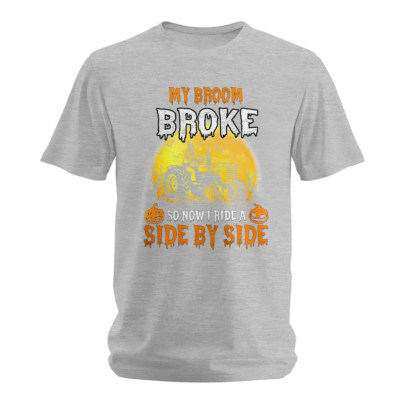 Image of My Broom Broke_I Have A Tractor Halloween - Unisex Softstyle T-Shirt