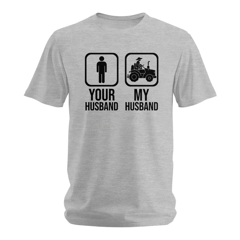 My Husband Is Cooler Than Yours Funny Farm Tractor 2 - Unisex Softstyle T-Shirt