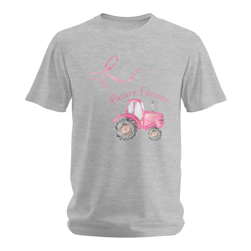 Pink Bow Cute Tractor - Unisex Softstyle T-Shirt